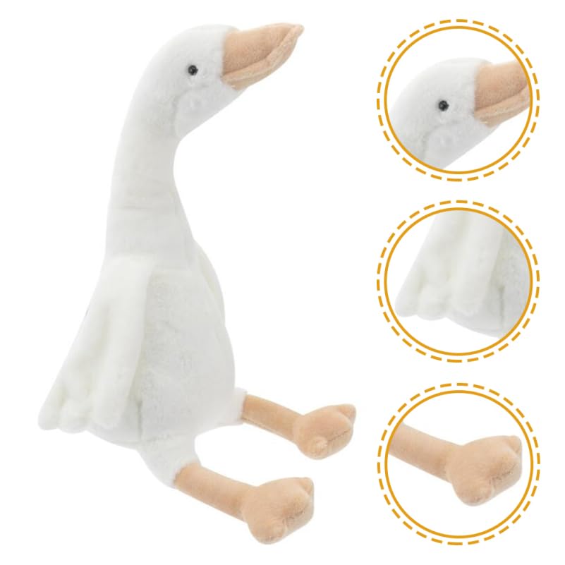 Alasum Goose Plush Toy, Duck, Cute Duck, Soft and Fluffy, 35cm, Kids Toy, Cushion, Desktop