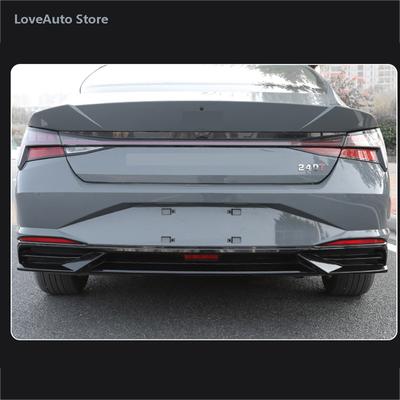 For Hyundai Elantra CN7   2022 Car Rear Fog Lamp Decorative Frame Exterior Patch Cover Trim ABS Protective