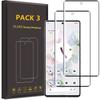 Pack-3 Full Tempered Glass for Google Pixel 7 Pro - E.F.CONNECTION - 9H Screen Protector - Ultra-thin