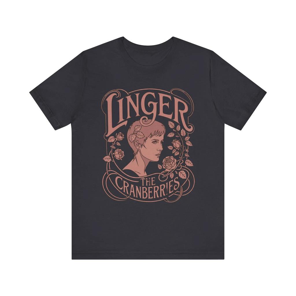Irish Rock Band The Cranberries Peripherals Print Tshirt Fashion Crewneck Cotton Top Men Women Oversized Casual Summer New Tees