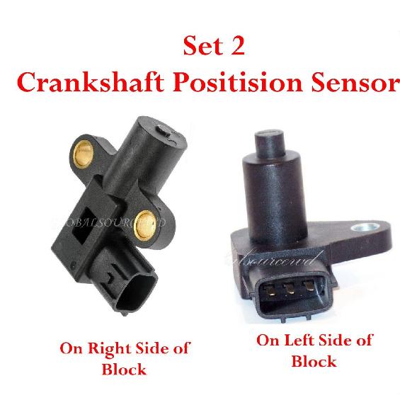 2 Crankshaft Position Sensor Left & Right Fits: Nissan Maxima & Infinit I30