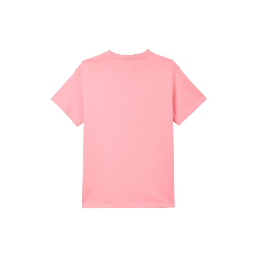 Nike Logo Buchstaben Print Locker Rundhals Kurzarm T-Shirt Damen Tops Pfirsich DX7919-611