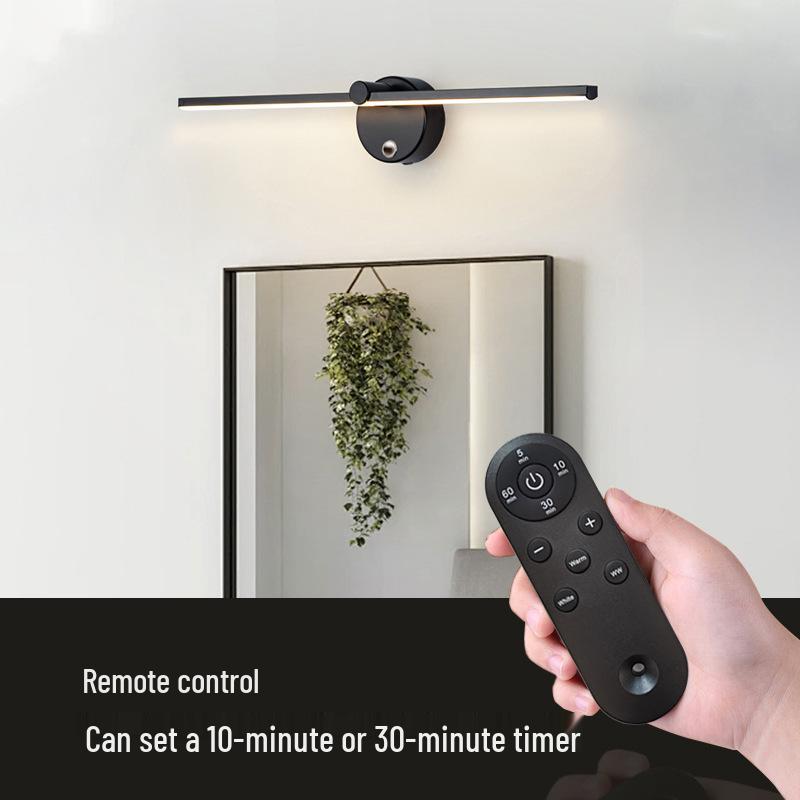 Rechargeable LED Wall Lamp for Bathroom, Bedroom, or Living Room