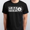PUBLIC ENEMY 100% Baumwolle T-Shirt Herren T-Shirts Oberteil Alle Größen S M L XL 234XL Farben Schwarz, Weiß