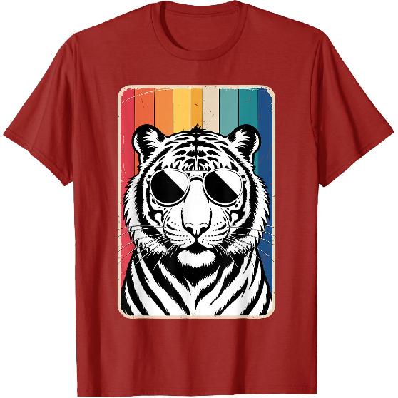 Funny Tiger Art for Men Women Boys Girls Animal Tiger Lover T-Shirt