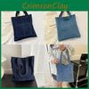 Trendy Korean Style Denim Tote Bag For Women 2023 Fashionable Casual Handbag