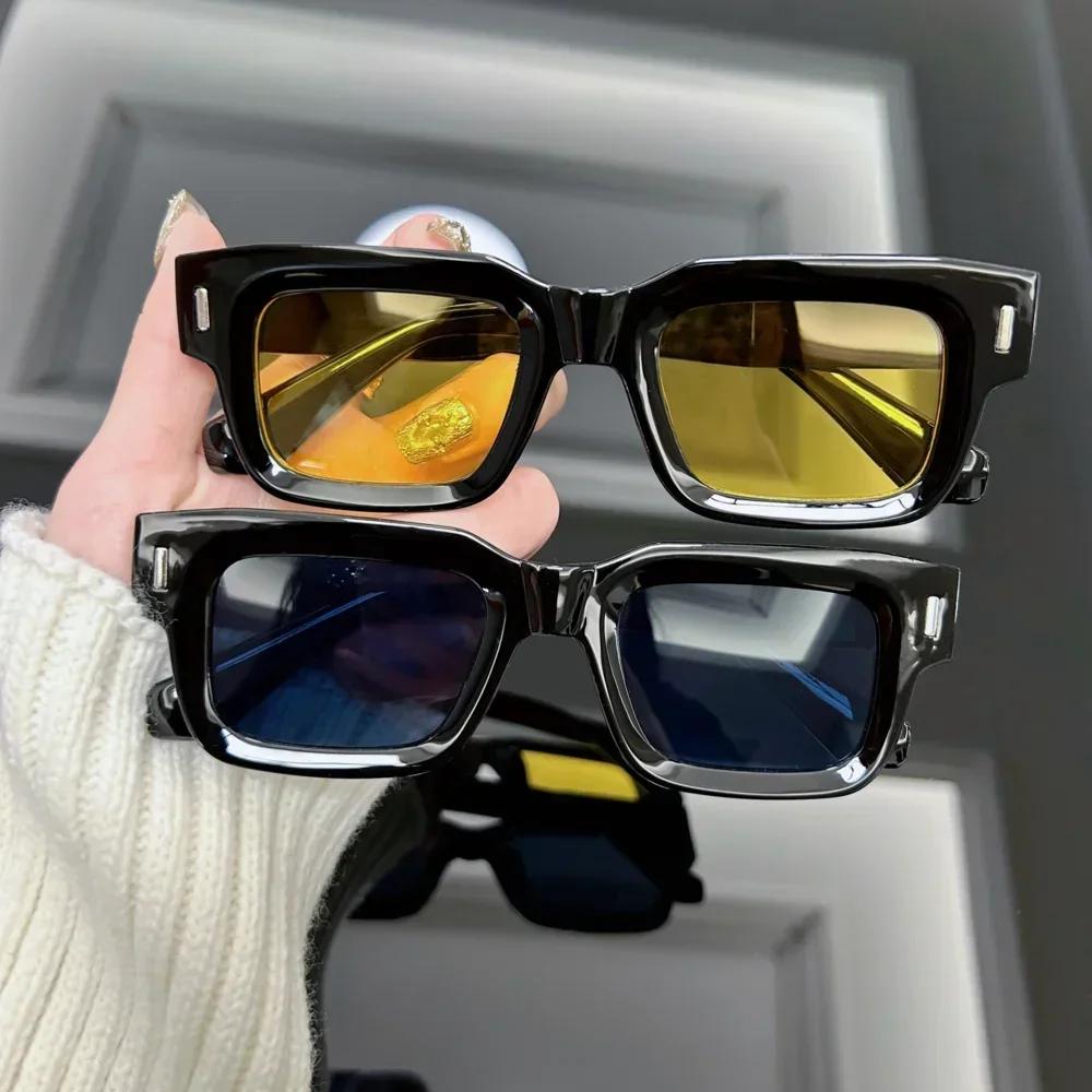 Retro Square Fashion Sunglasses Women Men Vintage Style Casual Trendy Small Female Male