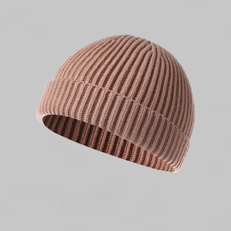 

Knitted Hat for Men & Women Caps Fashion Simple Warm Beanies Solid Autumn Winter Beanie Cap Trendy Style Winter Warm Hats хакі