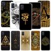 Sacred Eye of Horus Egypt Fresco Phone Case For Samsung Galaxy A52 A32 A22 A12 A02S A50S A30S A51 A31 AA71 Note 20 Ultra 10 S10