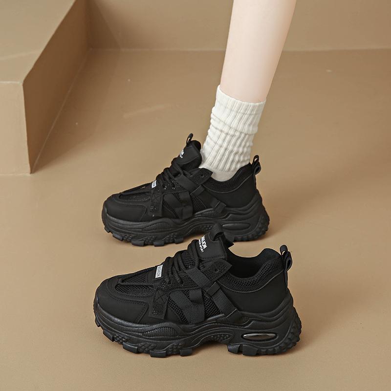 

CRLAYDK Женские массивные кроссовки Модные на платформе Белые сетчатые Повседневные Папины кроссовки Женские Удобные на танкетке Спортивные Для ходьбы Теннисные 40