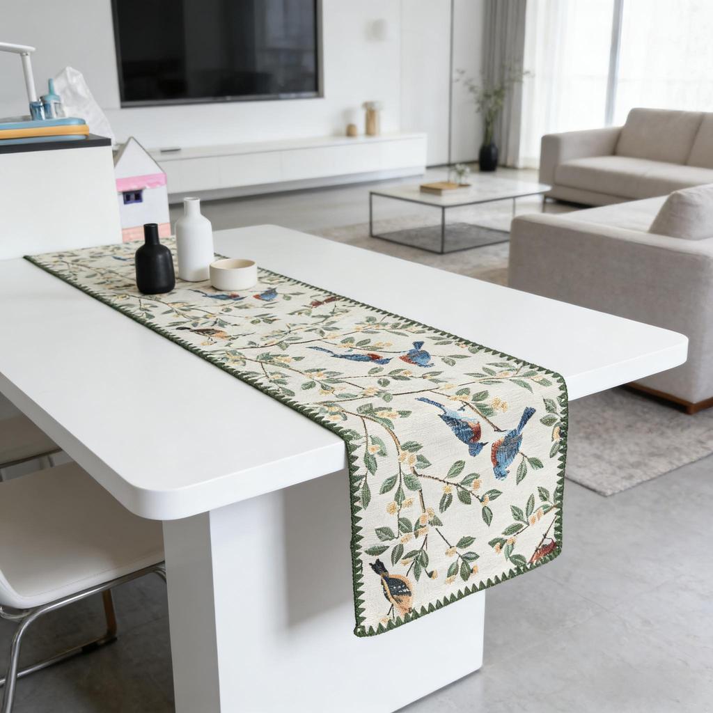 All-match Tablecloth Mat Dining Table, TV Cabinet & Center Table Nordic Cotton Linen Table Runner