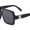 Celine Comfortable Fashion Plastic Square Sunglasses Women Sunglasses Black CL40316U01A