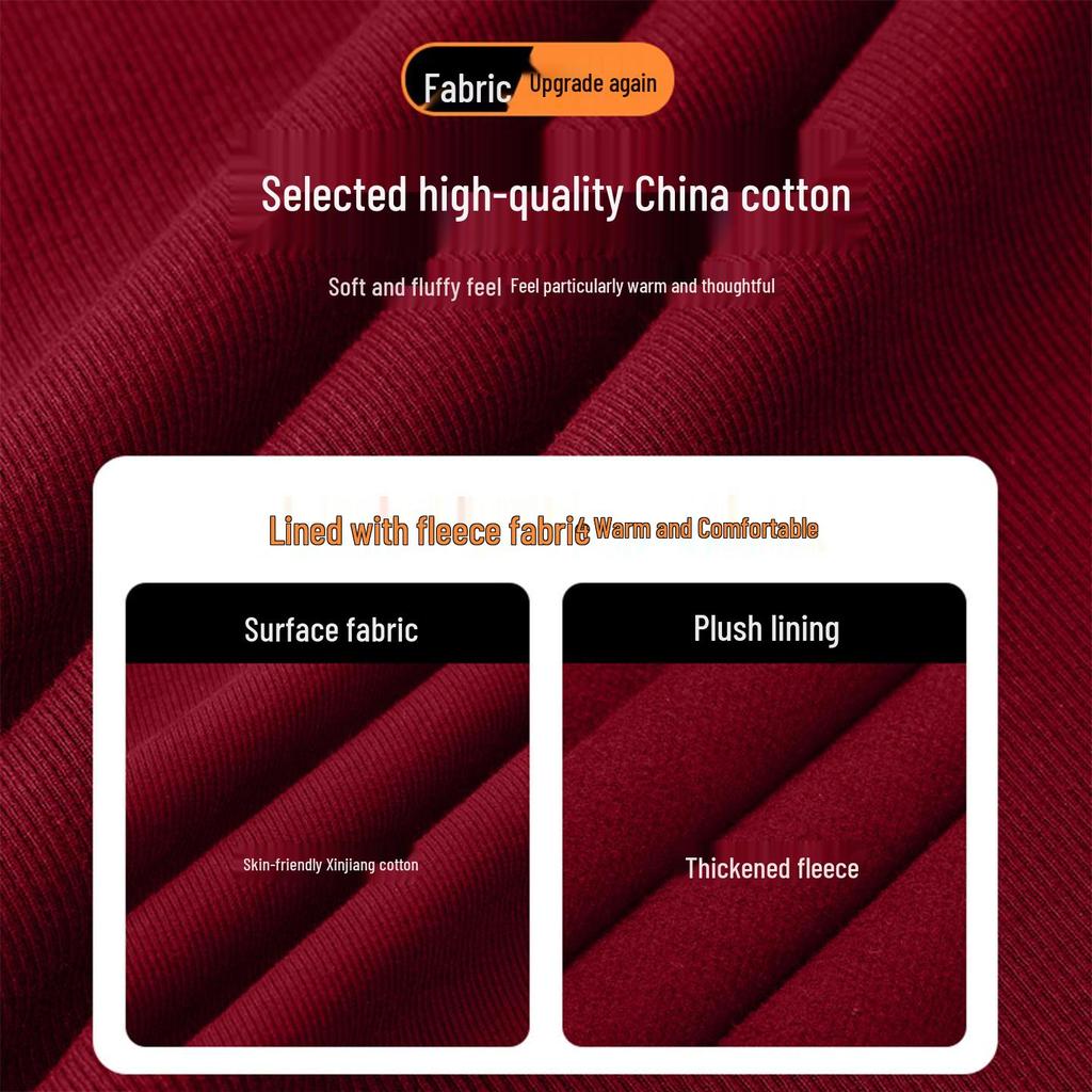 Red Slim-Fit Hip-Hugging Skirt for Women - Perfect for Layering Under Coats in Autumn and Winter