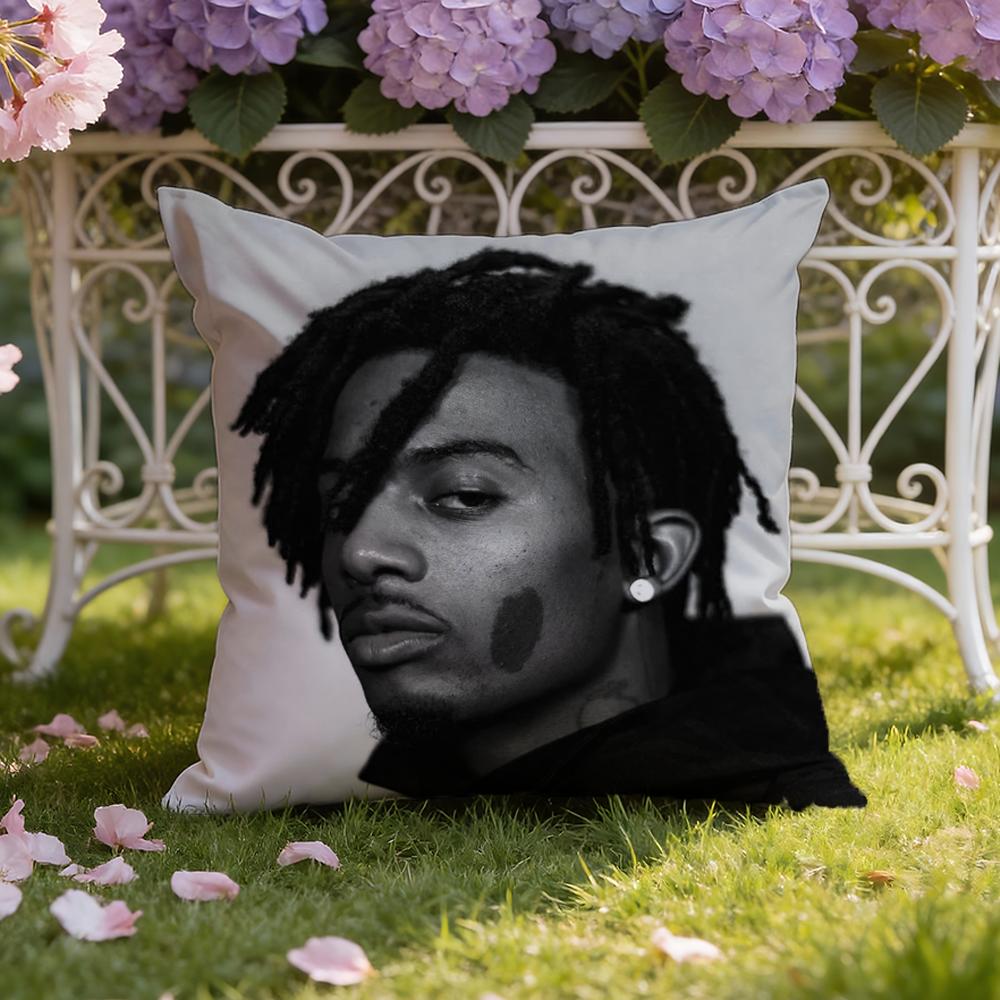 P-Playboi CartiS Cushion Cover Home & Car Dual-Scene Pillow Cover: Reversible for Premium Comfort