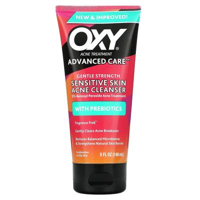 Sabonete Facial para Pele Sensível com Acne com Prebióticos, Sem Fragrância, 148 ml (5 Fl Oz)