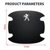 Car Styling Car Door Sticker Carbon Fiber Styling Scratches Cover For Peugeot 206 307 308 3008 207 208 407 508 2008 5008 107 106