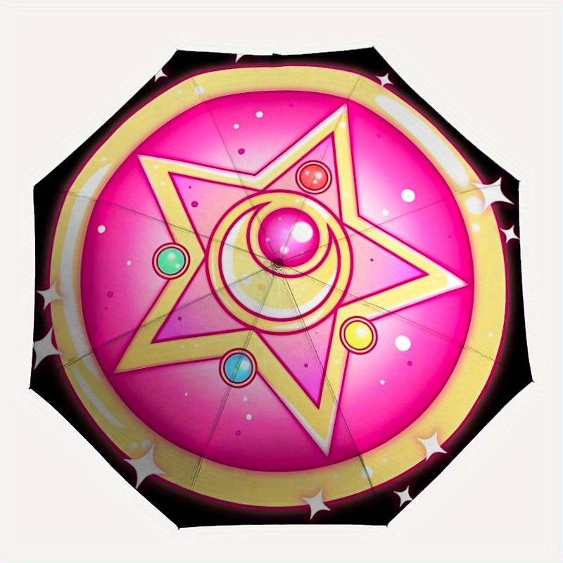 

1pc Sailor Moon Crystal Automatic Umbrella - Foldable with 8 Iron Ribs, Portable for Outdoor, Gift, Outdoor Umbrell154