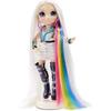 Rainbow high hair studio|studio de coiffure - 1 poupée 27 cm + produits de coloration pour cheveux et accessoires