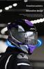 Certified Full Face Motorcycle Helmet for Men & Women, Warm, All-Season, for Electric Vehicles and Winter Riding