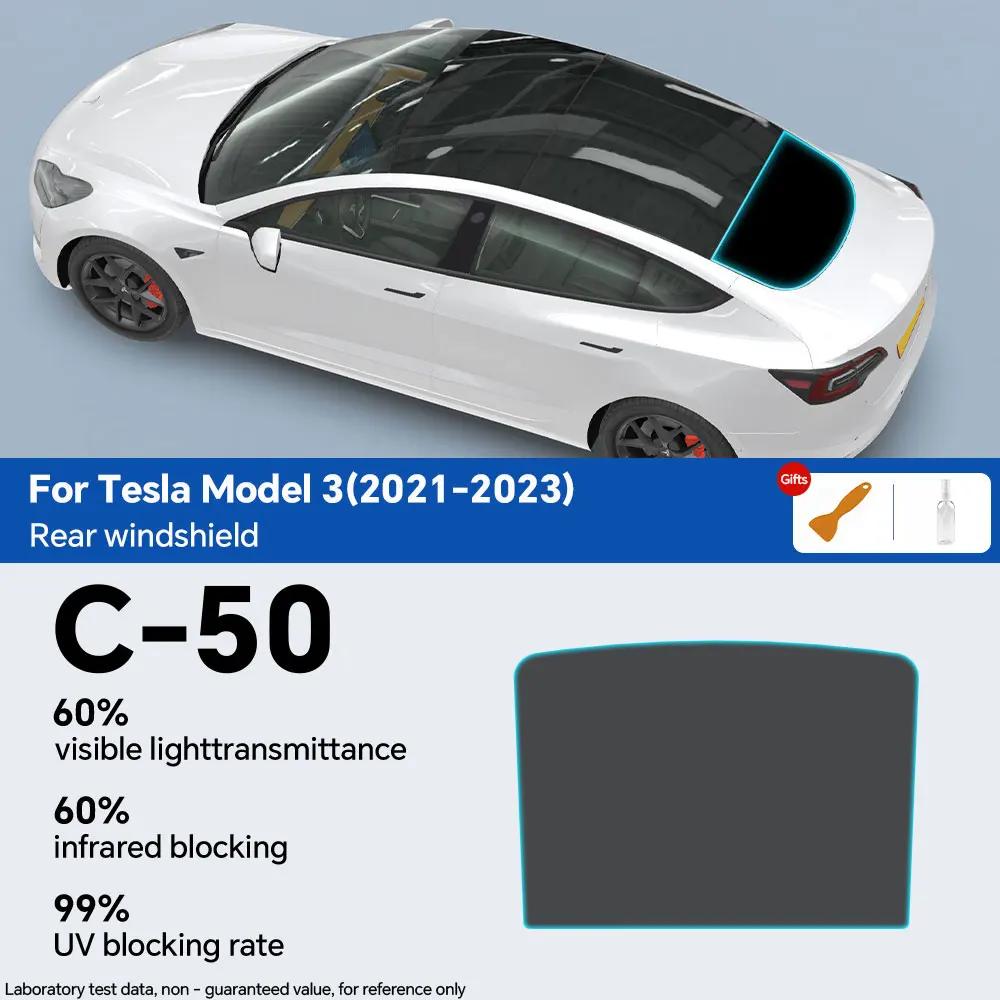 PFCC for Tesla Model 3 2017-2023 PPF Car Sticker Quality High Heat Resistant Car glass Solar Tint Window Films 99% UV Protective