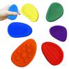 HUIKKJP Sensory Stone Set of for Autism and Developmental Stress Anxiety and Tactile Stimulation Squeeze Fidget for Children and Random Colors Toys,