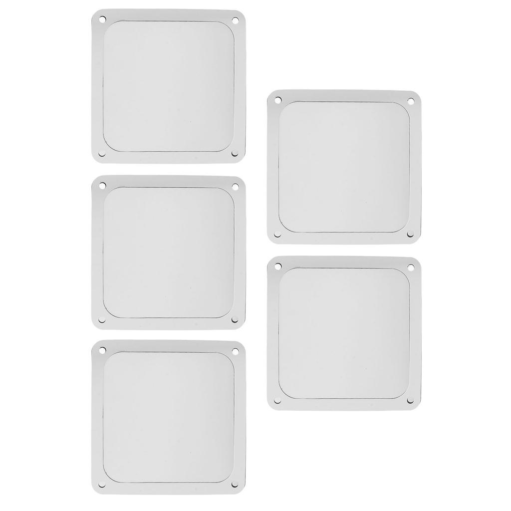 5PCS 120mm Fan Dust Filter Heat Dissipation Soft Magnetic Nylon Frame Computer PC Fan Dust Mesh Filter for PC Case Power Supply Fan Vents