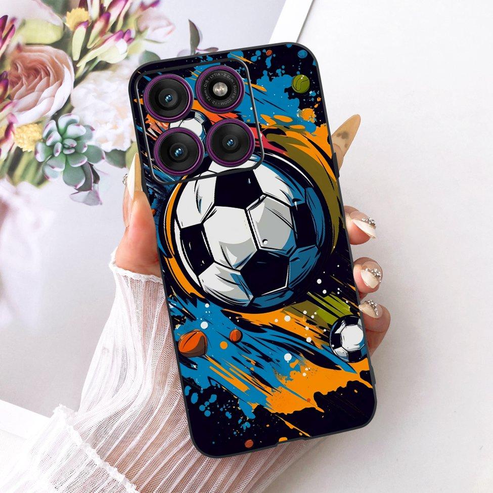Case For Motorola Edge 60 Pro Cover XT2507-1 Fashion Cute Cat Funny Painted Bumper For Moto Edge 60 Pro Casing