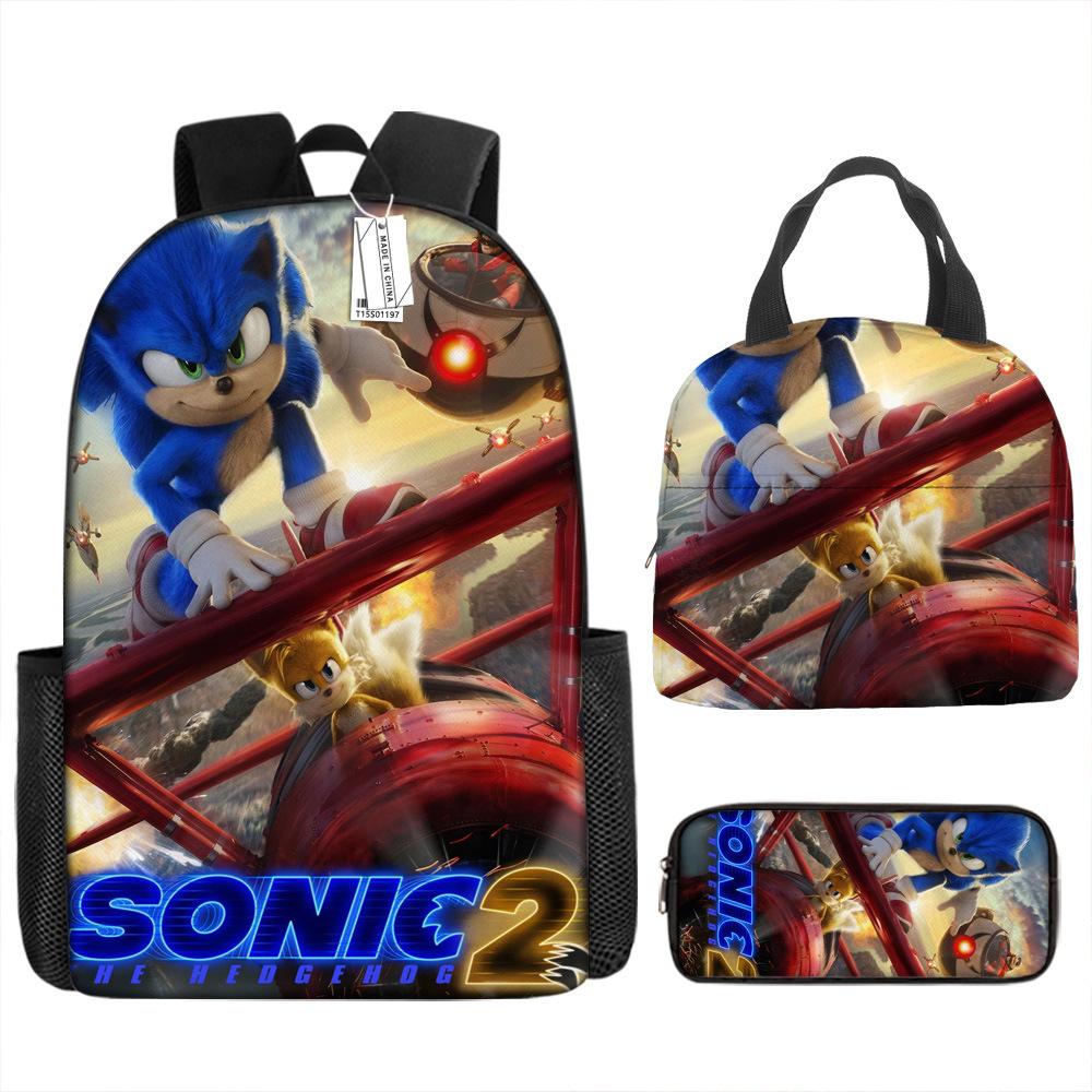 Backpack Trend Backpack Anime Large Capacity Elementary School Bag Lunch Bag