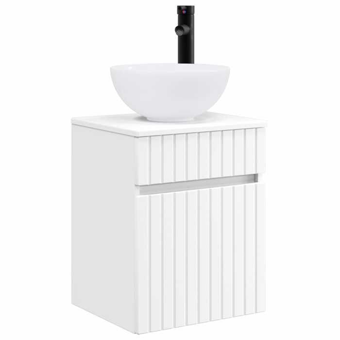 Maison Exclusive - Meuble de lavabo mural Blanc 39 x 41 x 64,5 cm