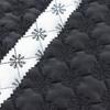 100X150CM Snowflake Embroidered Fabric Winter Warm Quilted Cotton Padded Material For Makeup Bag Hat Costume
