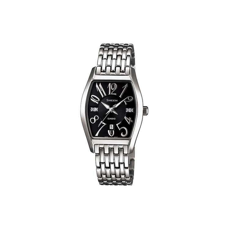 CASIO Women s SHEEN Black Watch SHE-4027D-1A SHE-4027D-1A Black Dial