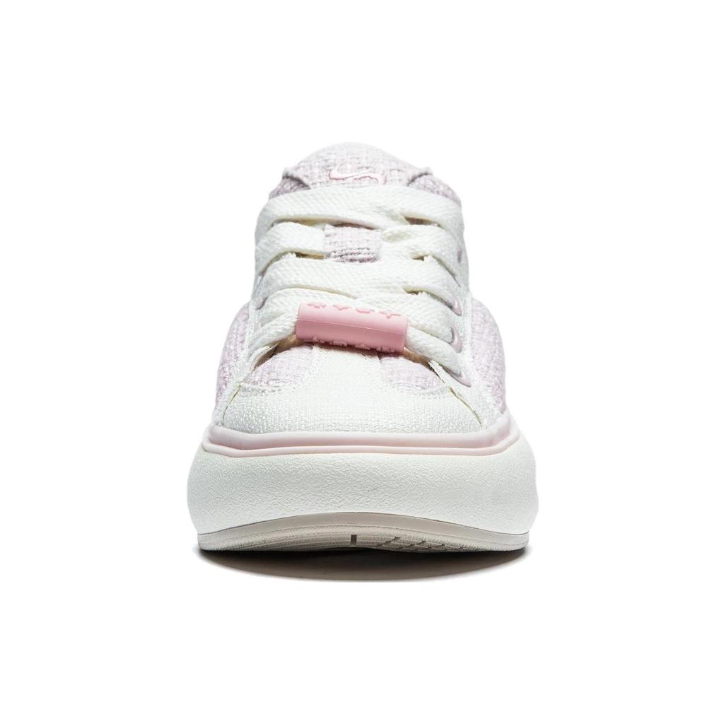 Li Ning Yun You C4D Comfortable Cushioning, Wear Resistant Low Top Casual Shoes Women's Peach Blossom Pink AZGT090-12
