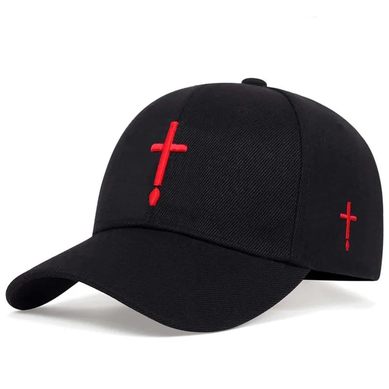 Yiran bag Heren Dames Mode Borduurwerk Kruis Baseballpet Katoenen Snapback Papa Hoed Bone Casquette Zomer Koppel Hip Hop Petten