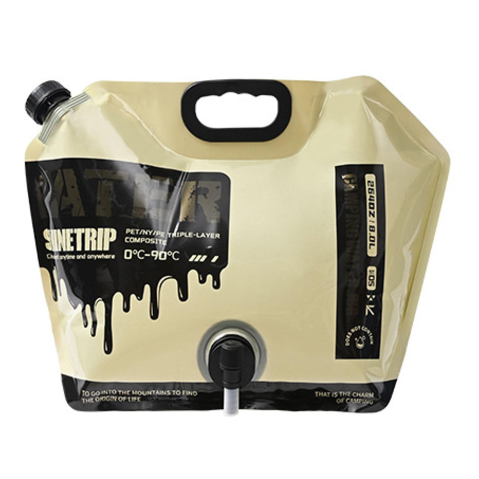 

YAPJEB Вода с Водой Вода Легко к Легко к Вода Вода Катастрофа Наружный Бак, Складной, 8 л, Кран, Мешок, Кувшин, Самостоящий, Наливать, Компактный, Переносить,