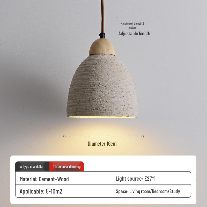 Wabi-Sabi Zen Pendant Light: Retro & Artistic Design for Restaurants, Living Rooms, and Bedrooms