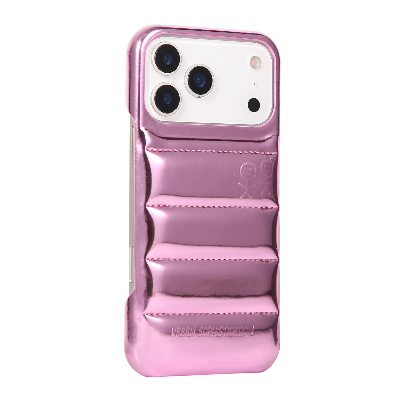Anwendbar auf iPhone17 Handyhülle 17Pro Aurora Daunenjacke dreidimensional stoßfest Handyhülle 17Air Cartoon Laser iPhone17ProMax