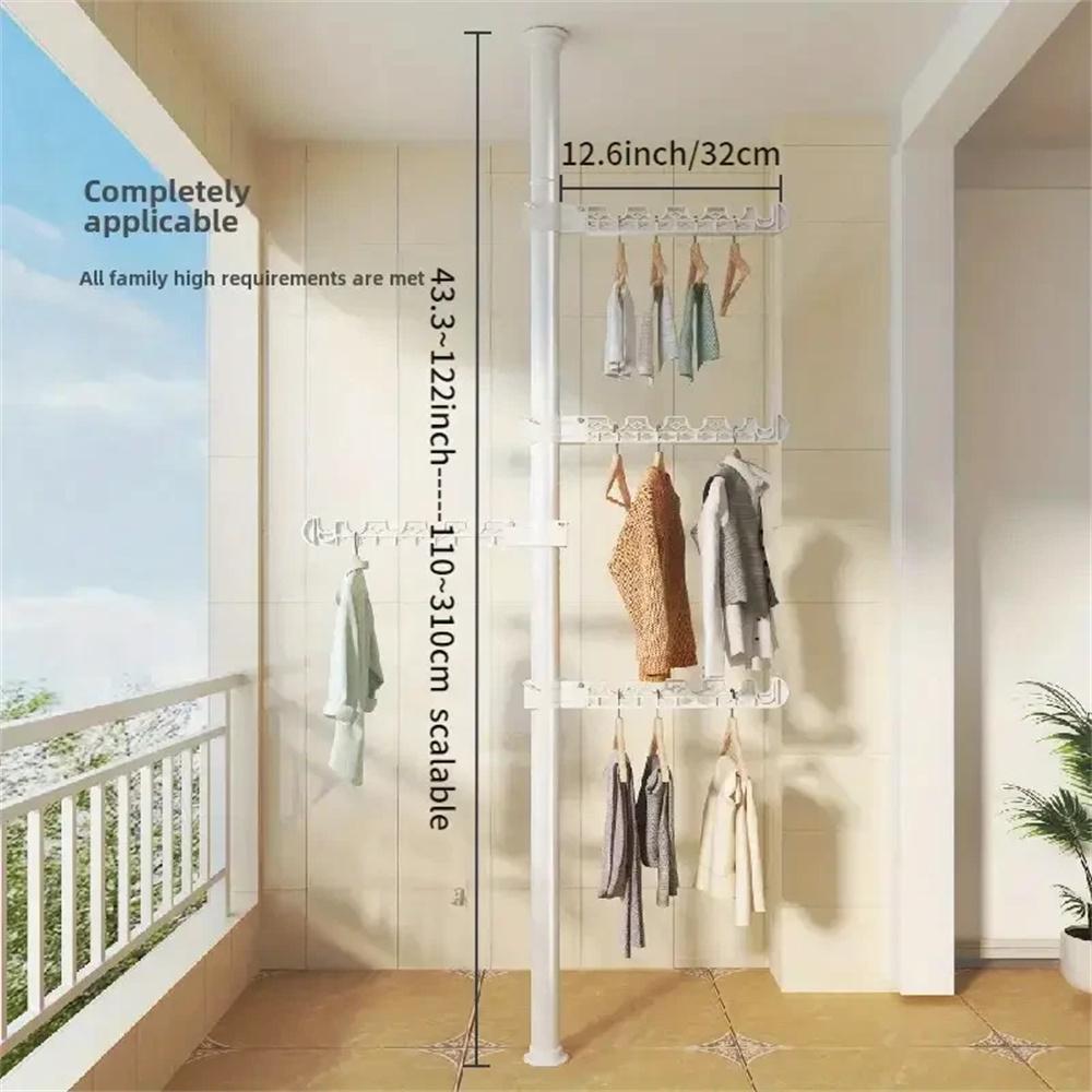 4 Tier Foldable Clothes Airer Rack Indoor Dryer Laundry Dry Rail Hanger Adjust