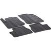 Rubber Mat - Gledring - Peugeot 2008 - 4 Pieces - Mounting Clips - Black
