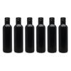 MYOC Sticlă Neagră Goală din HDPE cu Capac Flip Top Disc Reumplibil Reutilizabil Container Cosmetic pentru Loțiune Șampon Ulei Toner Ser Balsam Fără BPA L