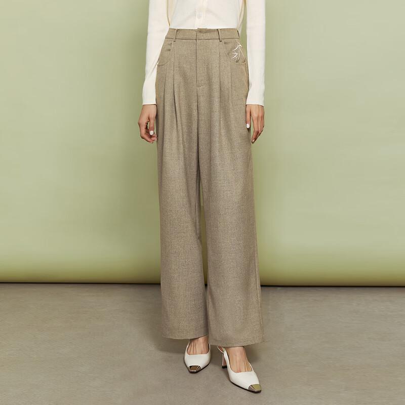 

Tatu Women s Loose Straight Wide-Leg Pants L