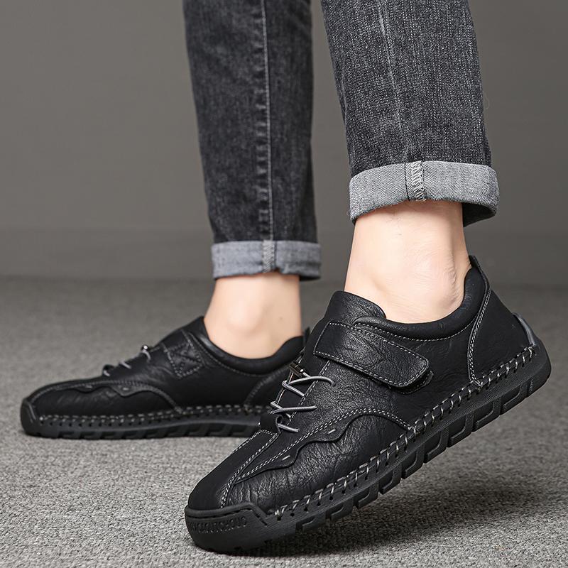 Fashion 2025 Fashion Mens Handmade Shoes Leather Design Casual Shoes for Men High Quality Loafers Breathable Outdoor Sneakers Mocassins