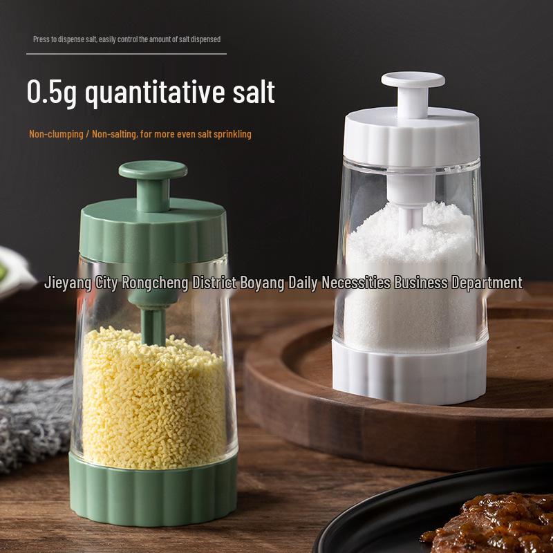 Glass Spice Jars Set - Moisture-Proof, Sealed Salt and Seasoning Containers for Kitchen Household Use