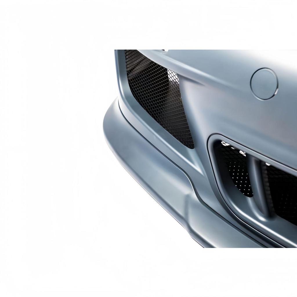 Fits Porsche 997 GT3 Wide Body Kit: Front/Rear Lip & Carbon Fiber Spoiler with Injection Molded Front Bumper Assembly