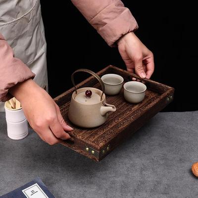 Pabei Solid Wood Small Serving Tray