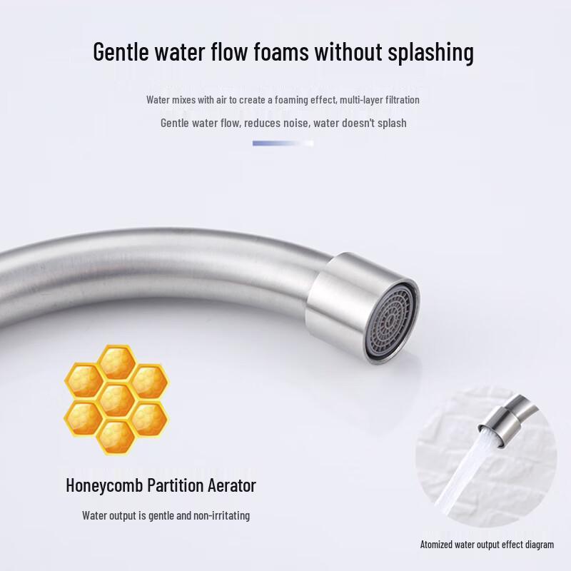 Hanggong Stainless Steel Single Cold Wall-Mounted Faucet