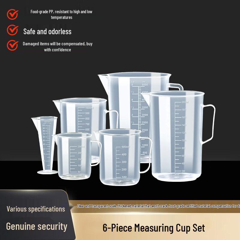 ZISIZ Commercial Plastic Measuring Cup