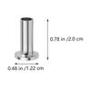10Pcs Cable Railing Protector Sleeves Stainless Steel Corrosion Resistant for Deck Wire Rope Guard Replacement Parts