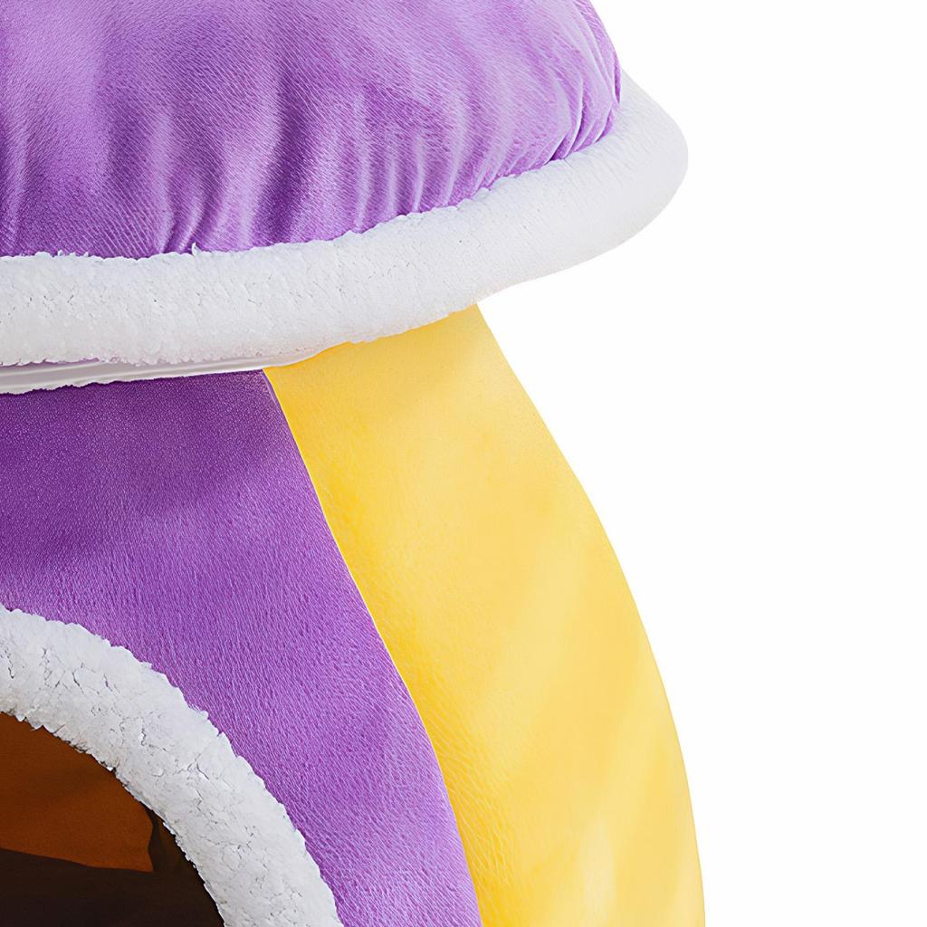 Cat Cave Bed Winter Warm Sleeping Nest With Removable Mat Cat Nest Bed For Puppy Animal Indoor Living Room Bedroom Balcony