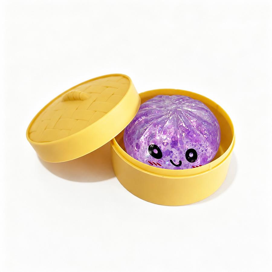 Glitter Mini Bun Squishy Stress Relief
