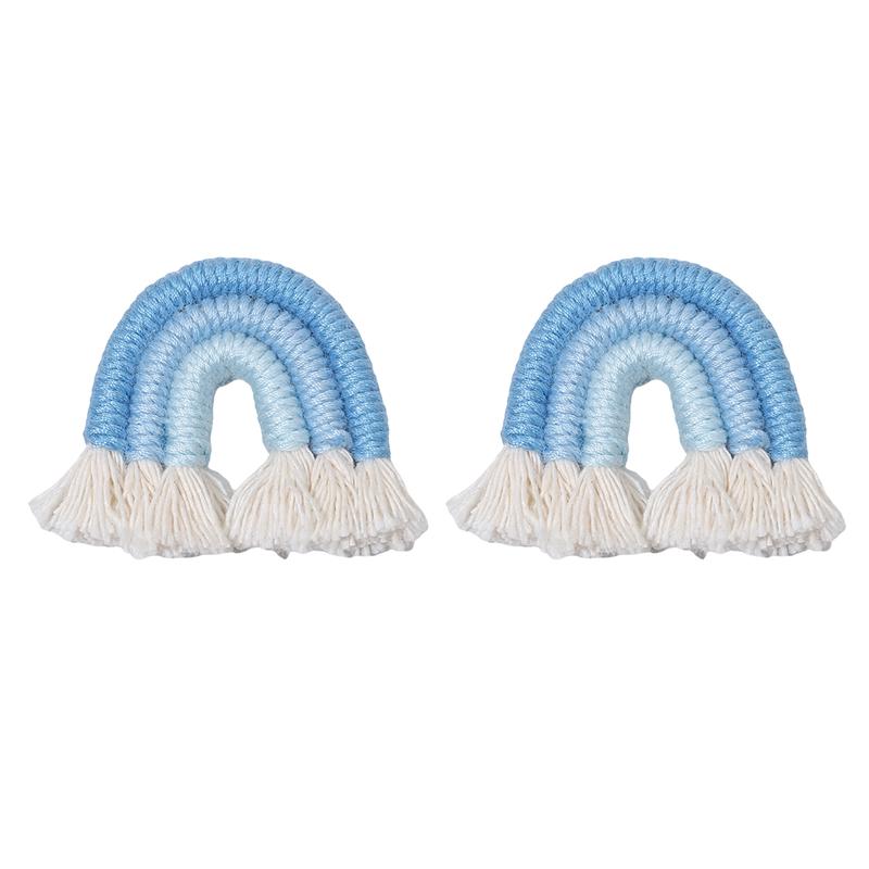 1pc Handmade 45mm Braided Cotton Tassle Charm Pendnat for Earring Necklace Keychain DIY Jewelry Craft Making